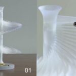3Dプリンターで作られた羽根時計…謎の安心感があると話題に…